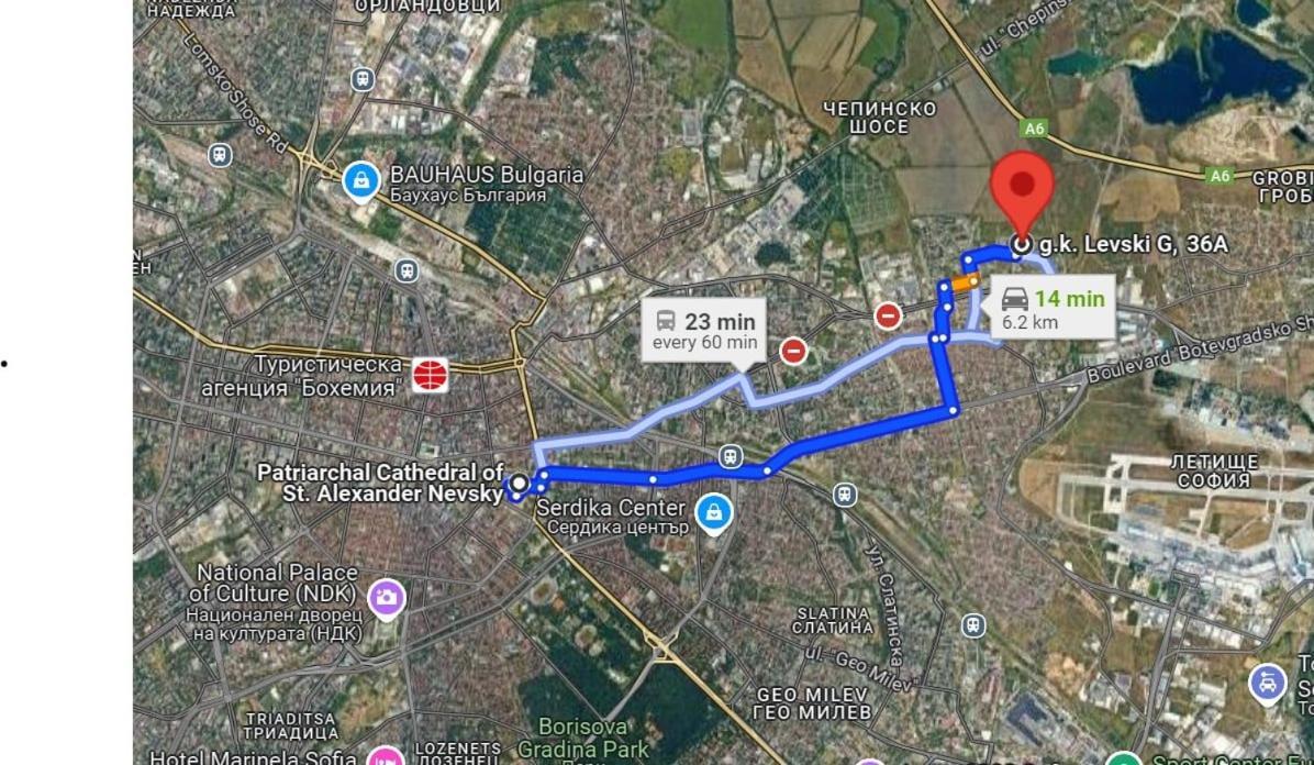 Levskig Studio 10 Min From Sofia Airport And City Centre Exteriör bild